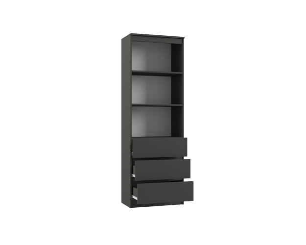 Стеллаж М600 Мадера Графит