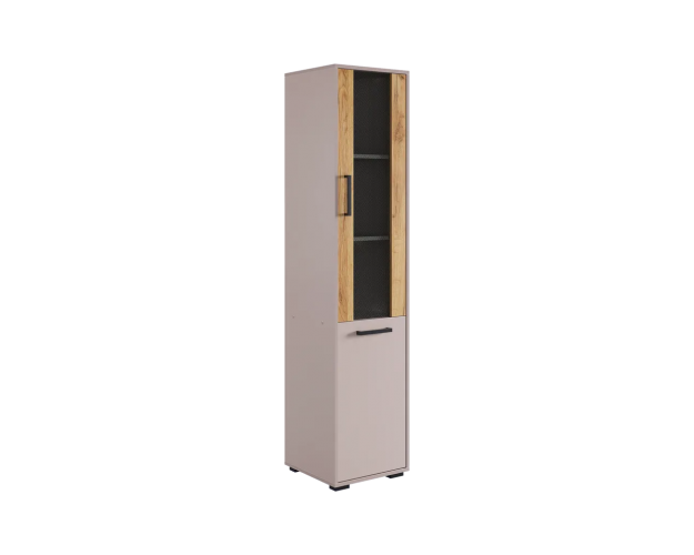 Стеллаж Лайт-2 кашемир / дуб крафт золотой