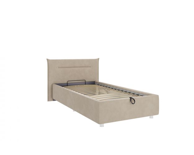 Кровать с подъемным механизмом 900 Альба капучино (велюр)