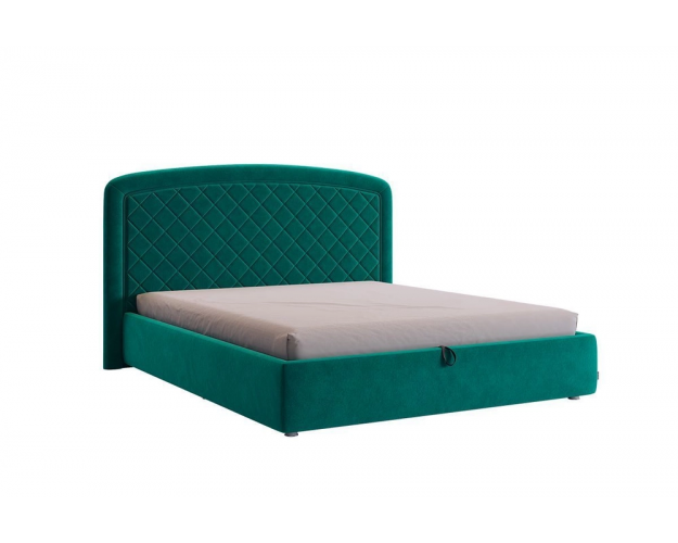 Кровать с основанием Сильва 2 1600 сосна (велюр)