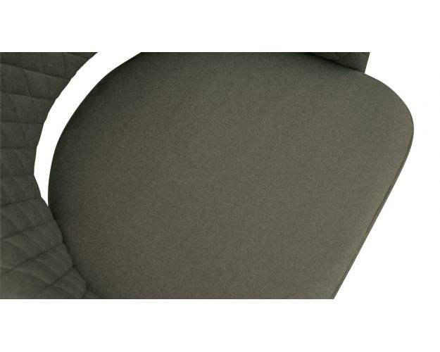 Стул «Калипсо» К1К Белый/Микровелюр Jercy Deep Green