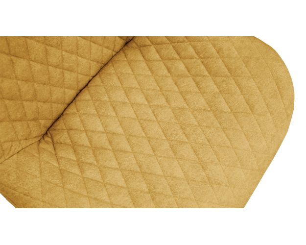 Стул «Оливер» К1С Черный муар/Микровелюр Duna Curcuma