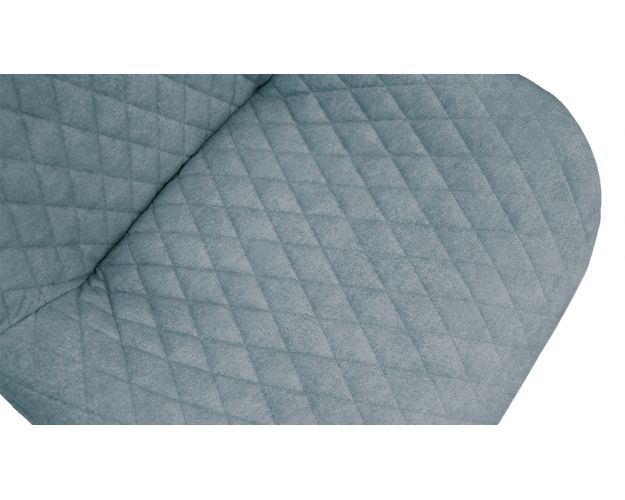 Стул «Оливер» К1С Черный муар/Микровелюр Duna Dustry Blue