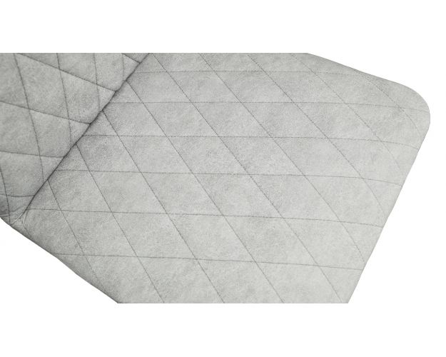 Стул «Стенли» К1С Белый/Микровелюр Duna Silver