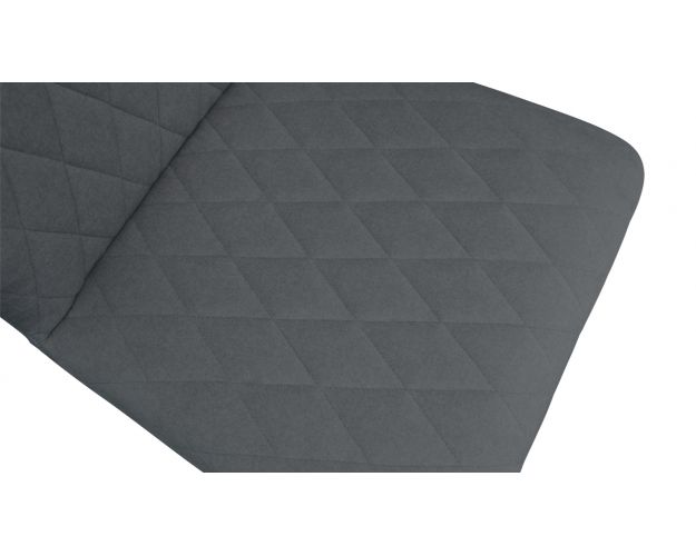 Стул «Стенли» К3 Белый/Микровелюр Jercy Graphite