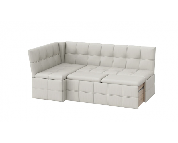 Скамья угловая Домино со спальным местом исп. 2 крем